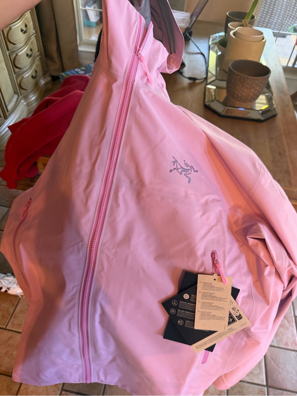 Arcteryx Beta SL pineberry pink. Sz XL NWT